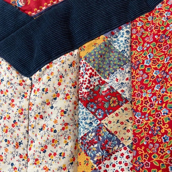 Patchwork Quilted Corduroy Jacket Handmade - Picture 8 of 8